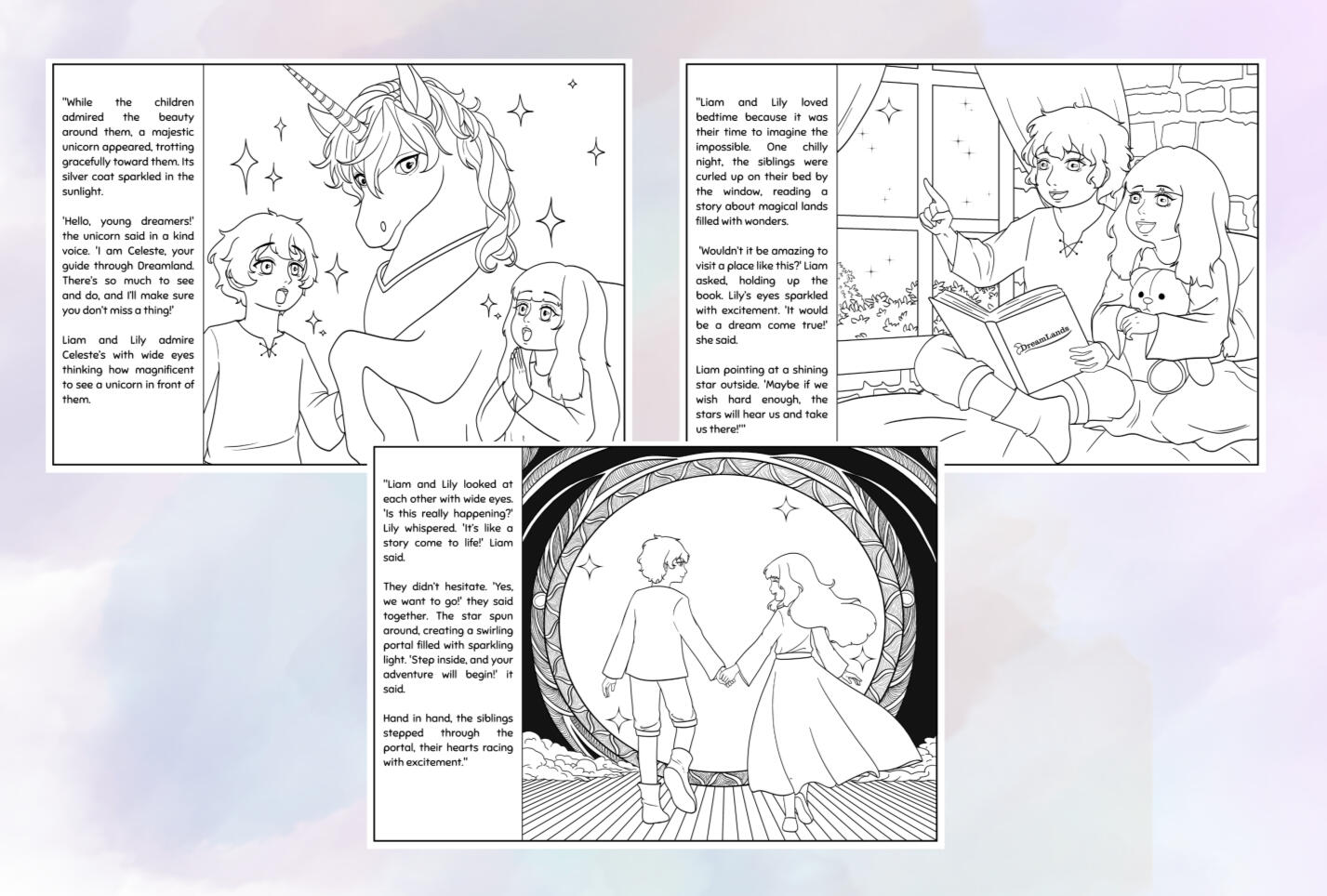 sneak peak for the coloring book